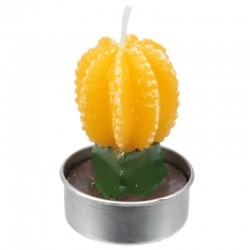 Świeczka Tealight - Kaktus Żółty